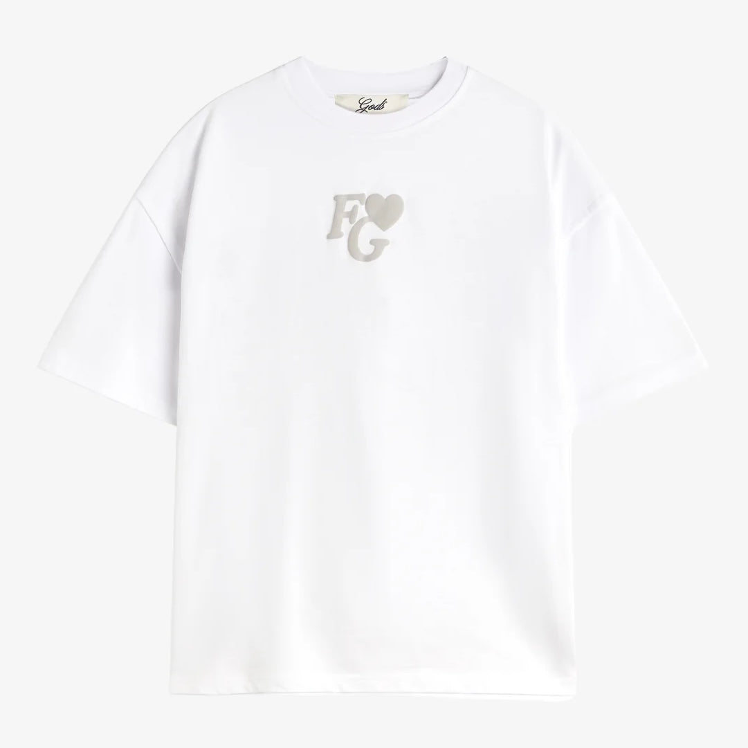 Polera Fake Gods Valentine’s Tee Monochrome White