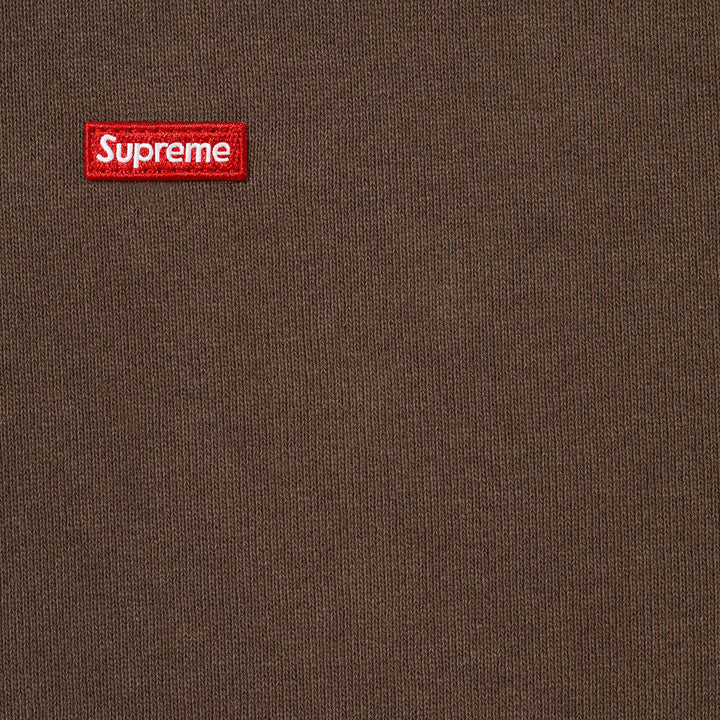 Poleron Supreme Small Box Zip Up Hooded Dark Brown Sweatshirt