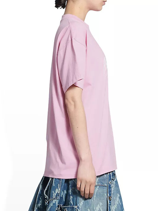 Polera Balenciaga Cities Paris Baby Pink Medium Fit - XL