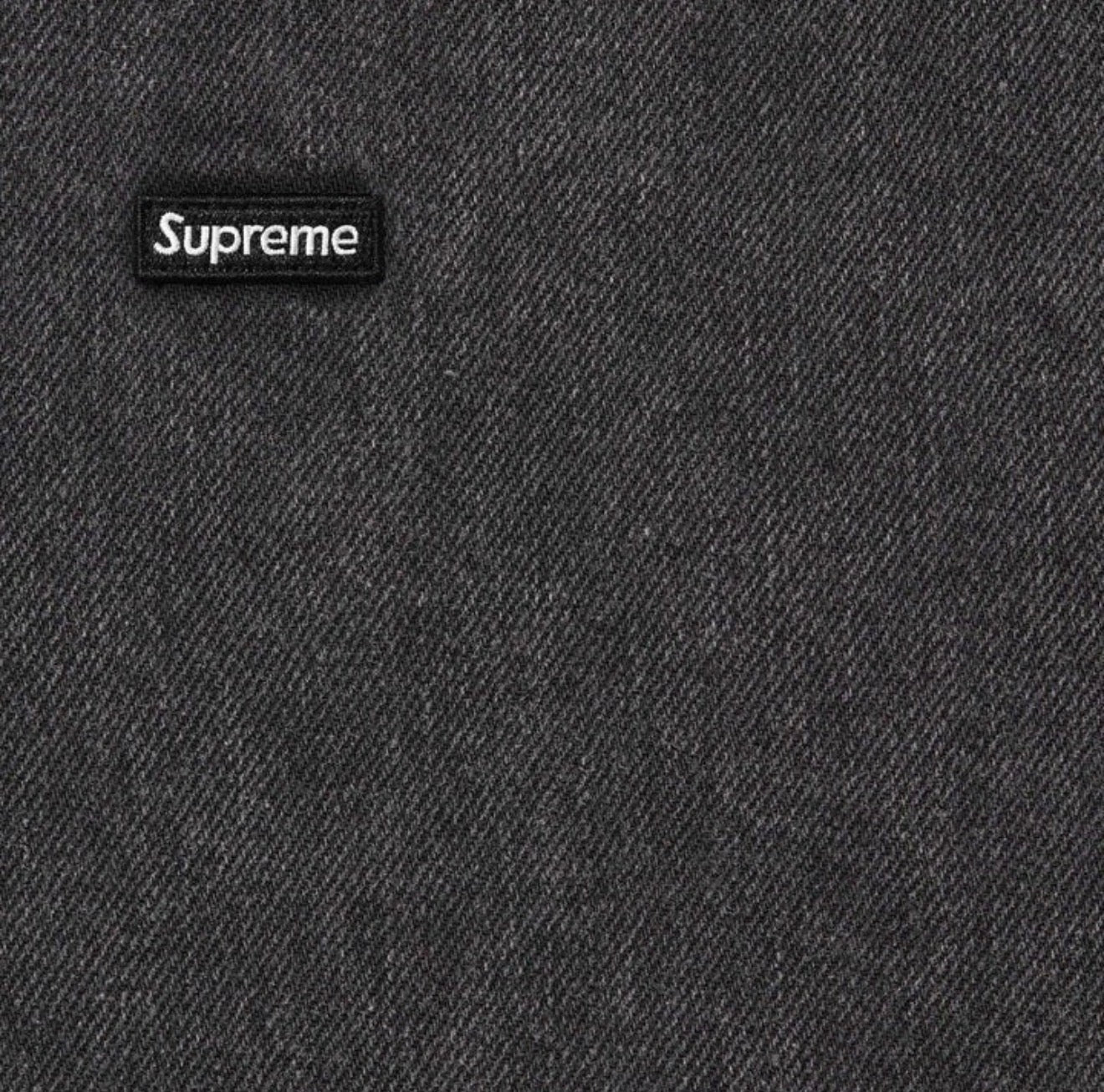 Camisa Supreme Small Box Shirt Washed Black Denim