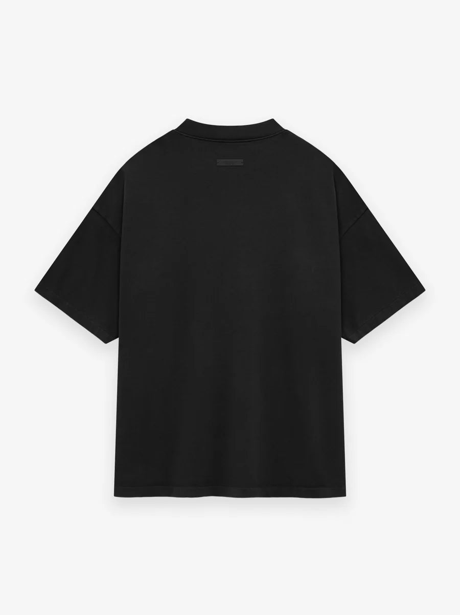 Polera Essentials Heavy Crewneck Black FW24