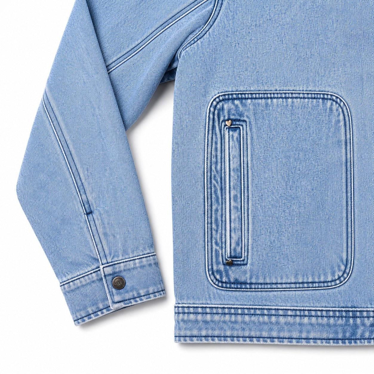 Chaqueta Nude Trucker Denim Worker Blue Jacket