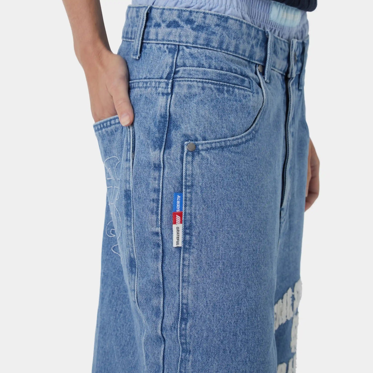 Short Eme Studios Badge Blue Jorts