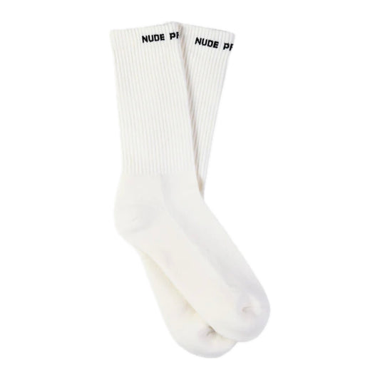 Calcetines Nude All Day Socks White (1 un)