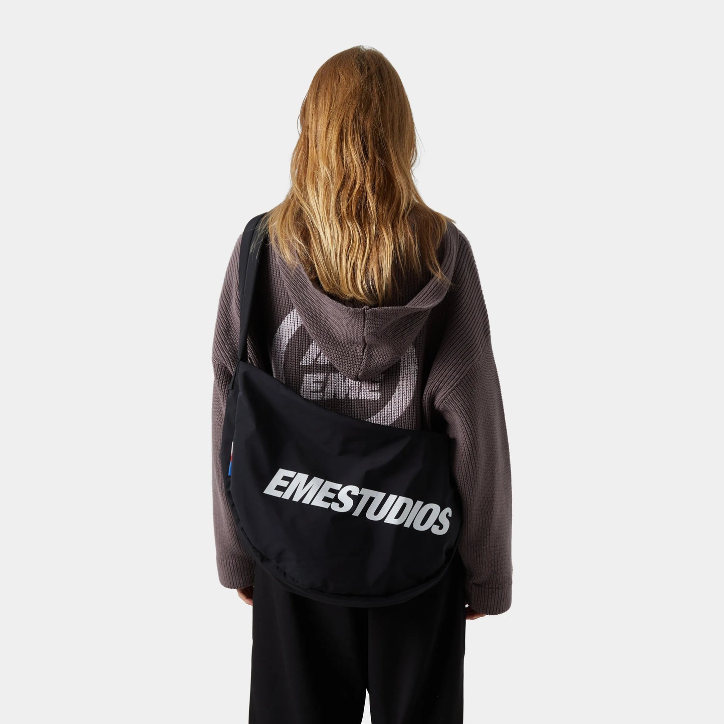 Crossbody Eme Studios Moon Nylon Bag Black
