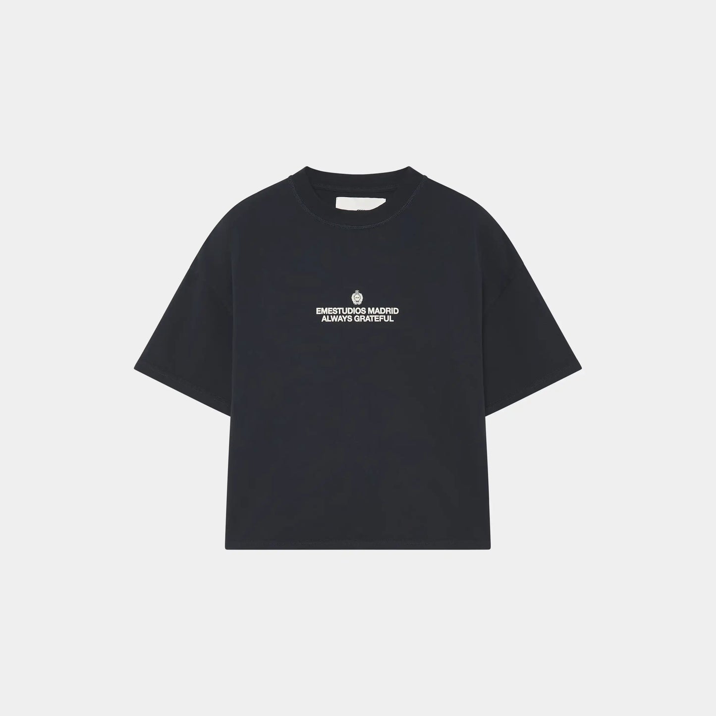 Polera Eme Studiosm Powered Navy Oversized