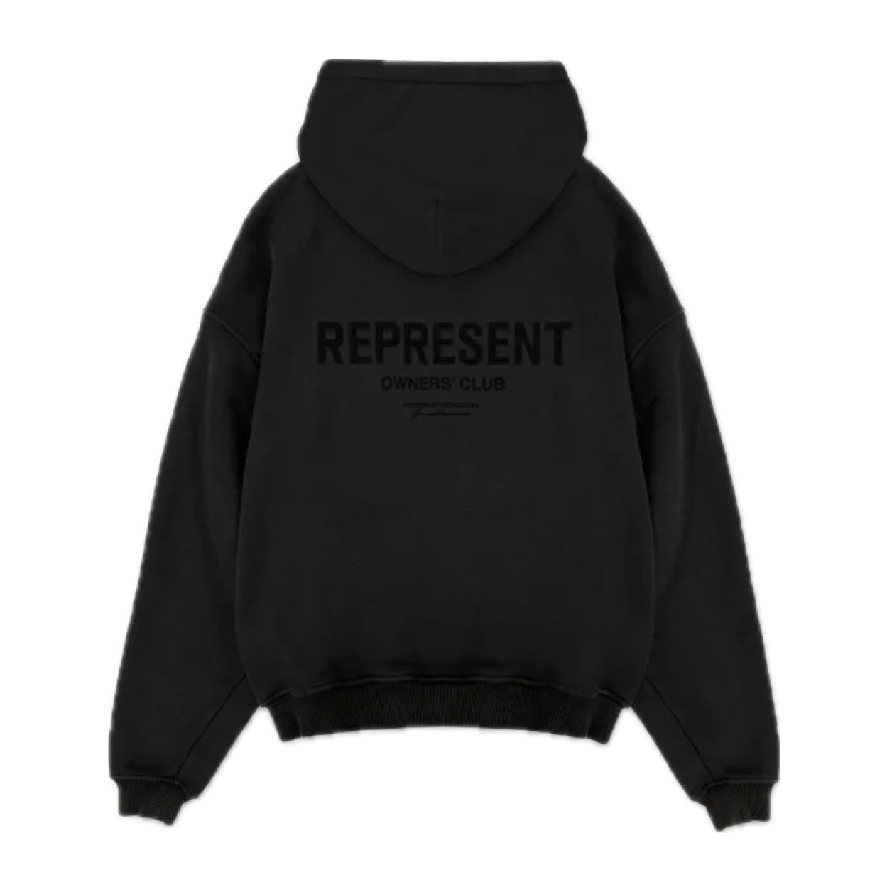 Poleron Represent Owners Club Flocked Black