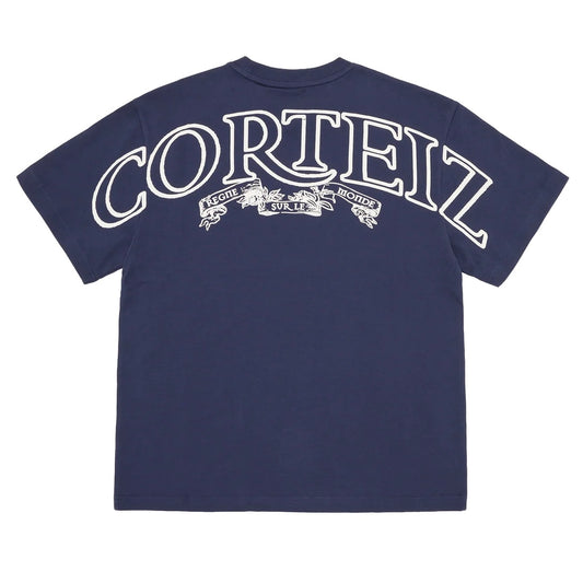 Polera Corteiz Royale Heavyweight Navy/White