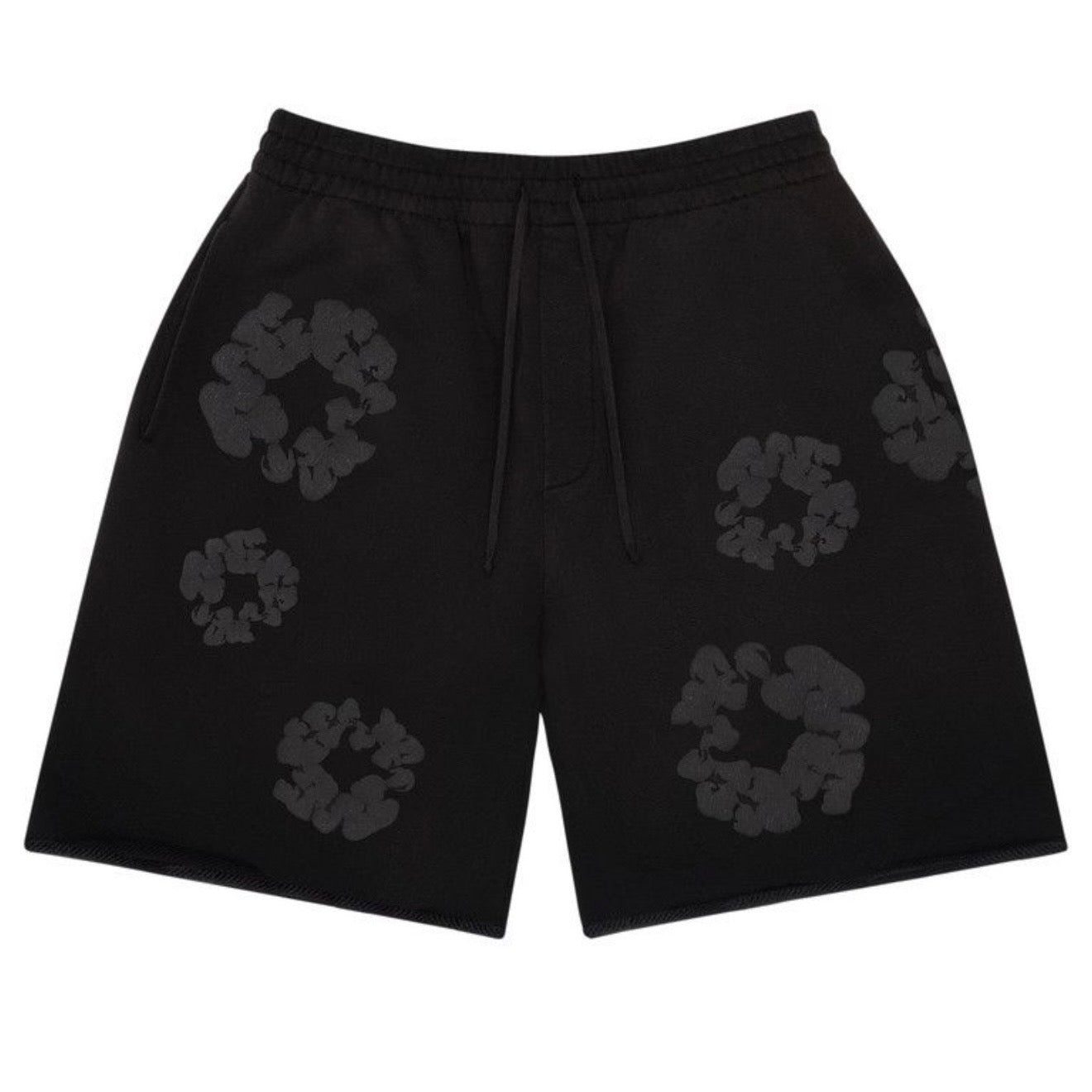 denim tears パンツ　ブラック Short Denim Tears Mono Cotton Wreath Black – Reserved
