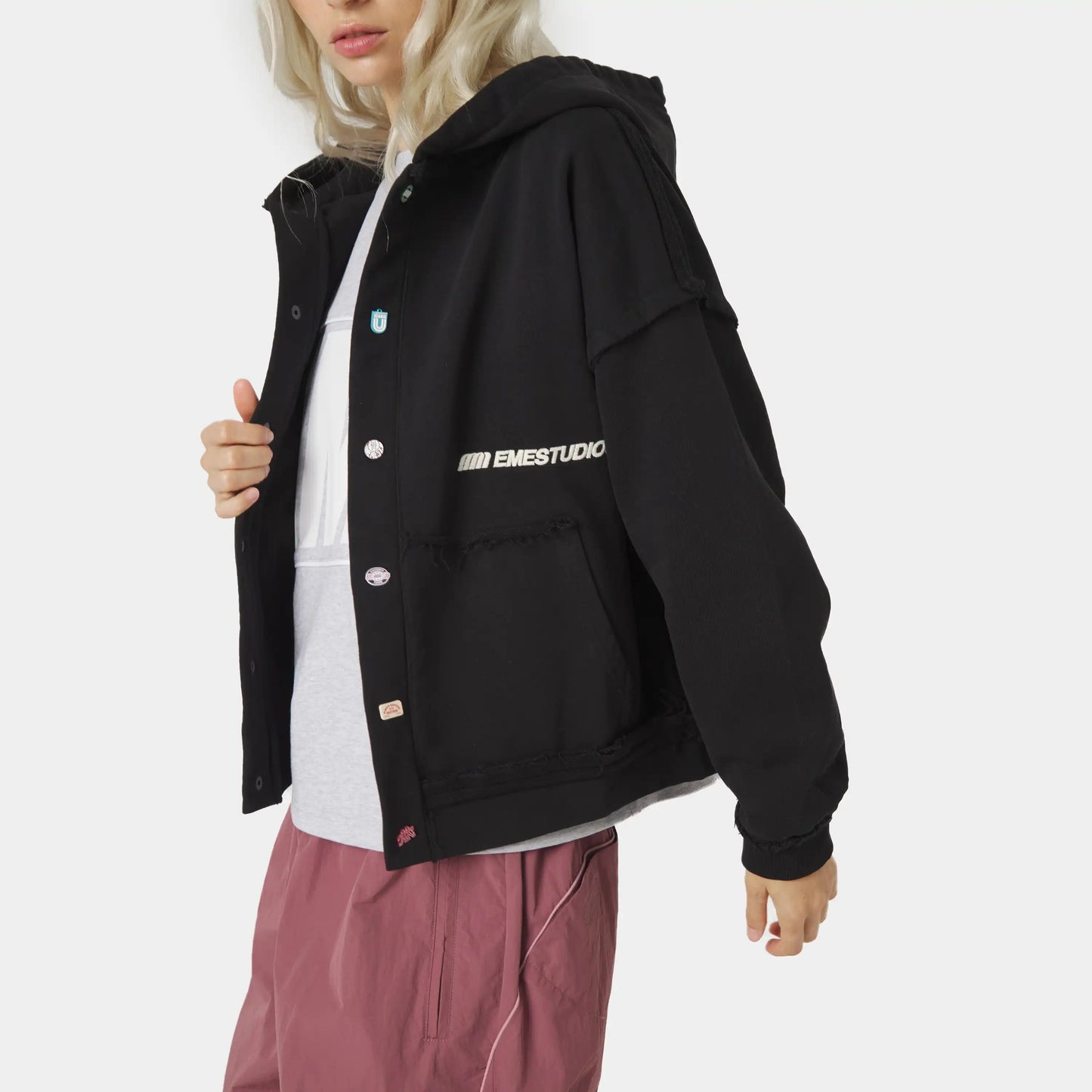 Poleron Eme Studios Olfi Shadow Full Zip