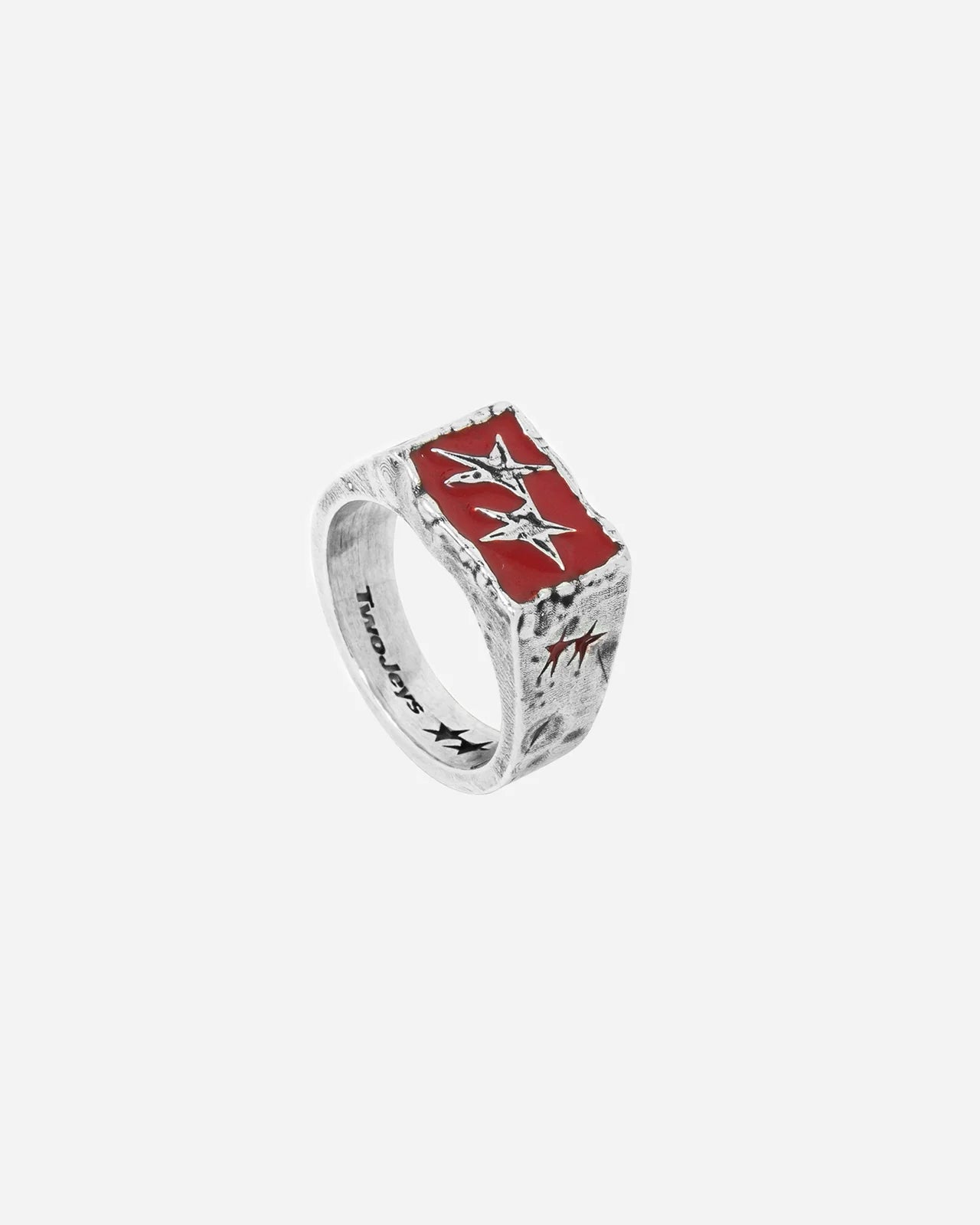 Anillo TwoJeys Ignorant Icon Ring Red