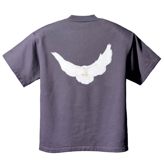 Polera Yeezy Gap Engineered by Balenciaga Dove Padded Heavy Fleece Tee Black