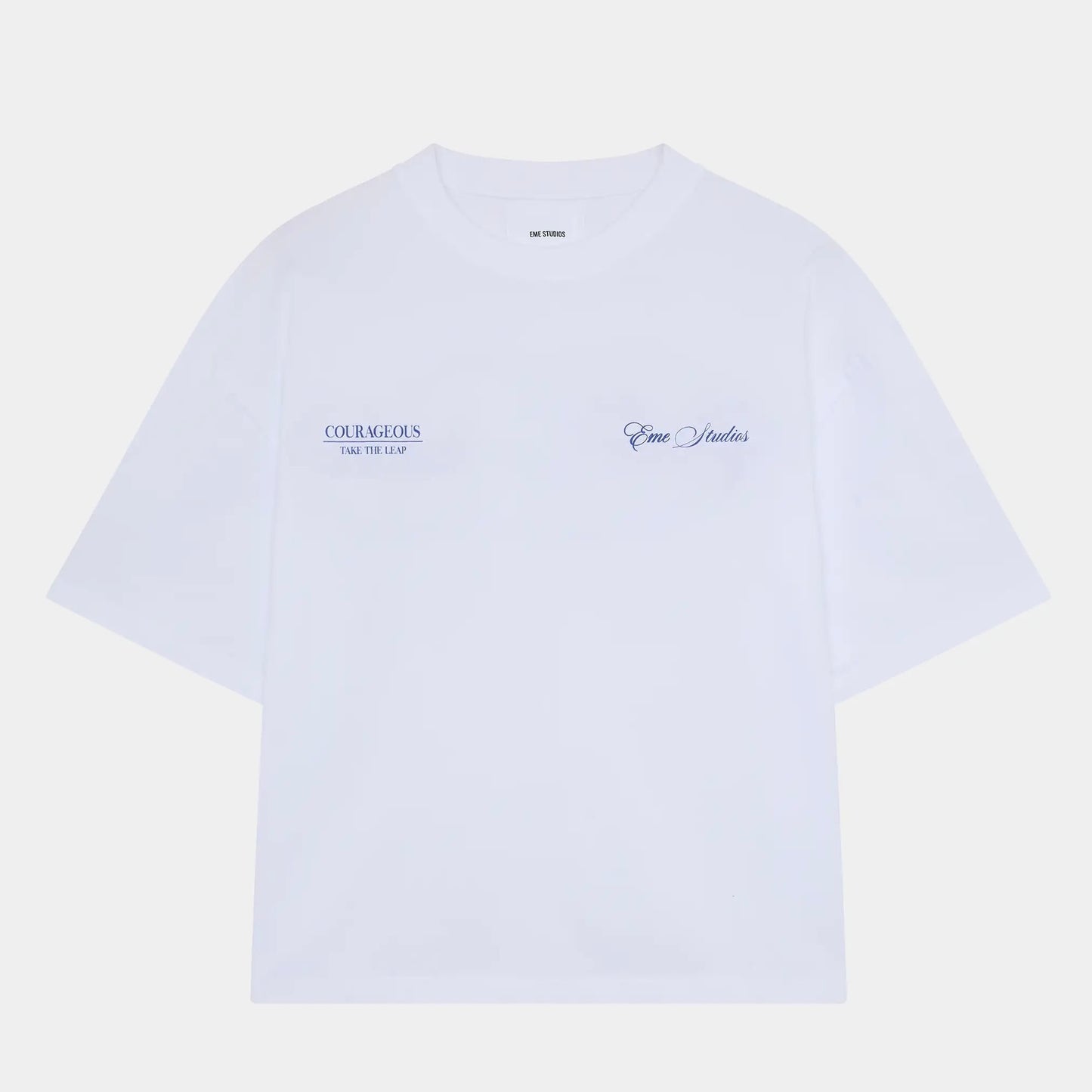 Polera Eme Studios Courageous Pearl Oversized Tee