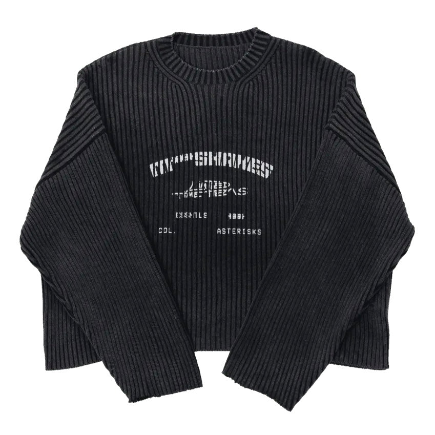 Sweater MilfShake Asterisk Knit Grey