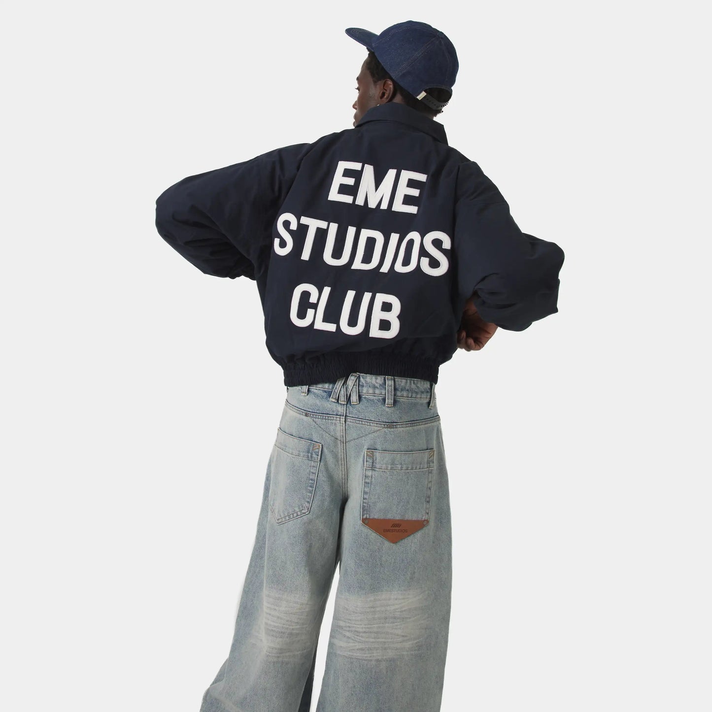 Chaqueta Eme Studios Chulo G Navy Reverse Jacket