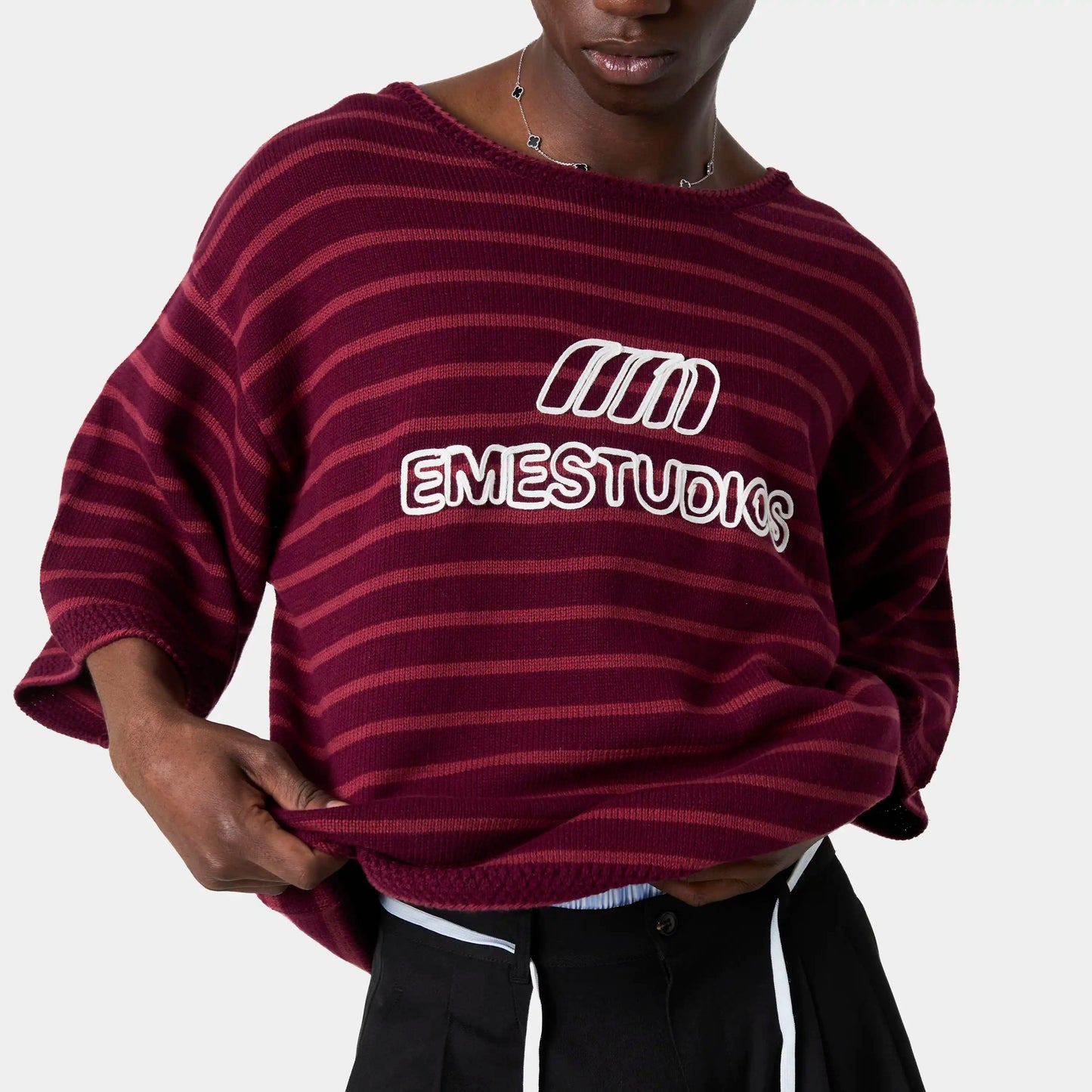 Jersey Eme Studios Yuli Fiery Knitted Tee