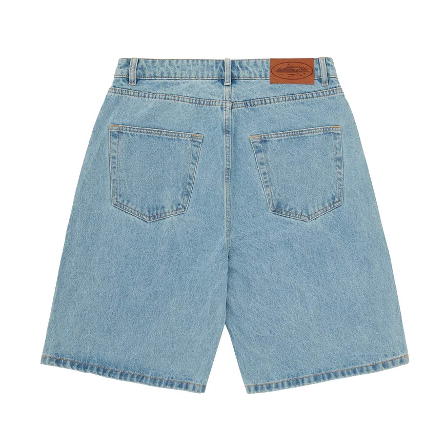 Short Corteiz Island Baggy Denim Stonewash