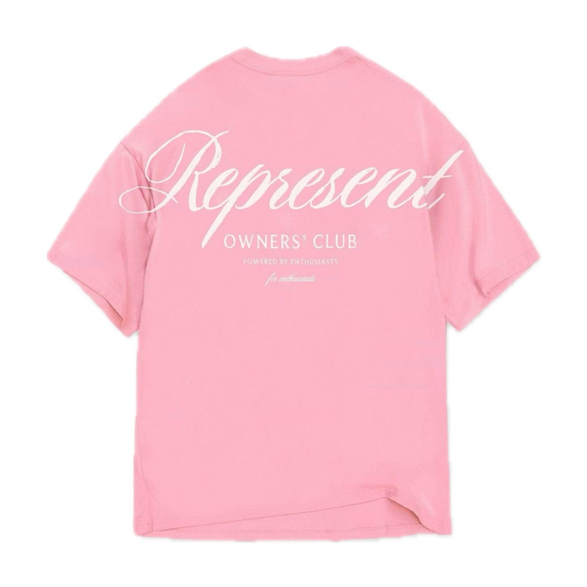Polera Represent Owners Club Script Rose