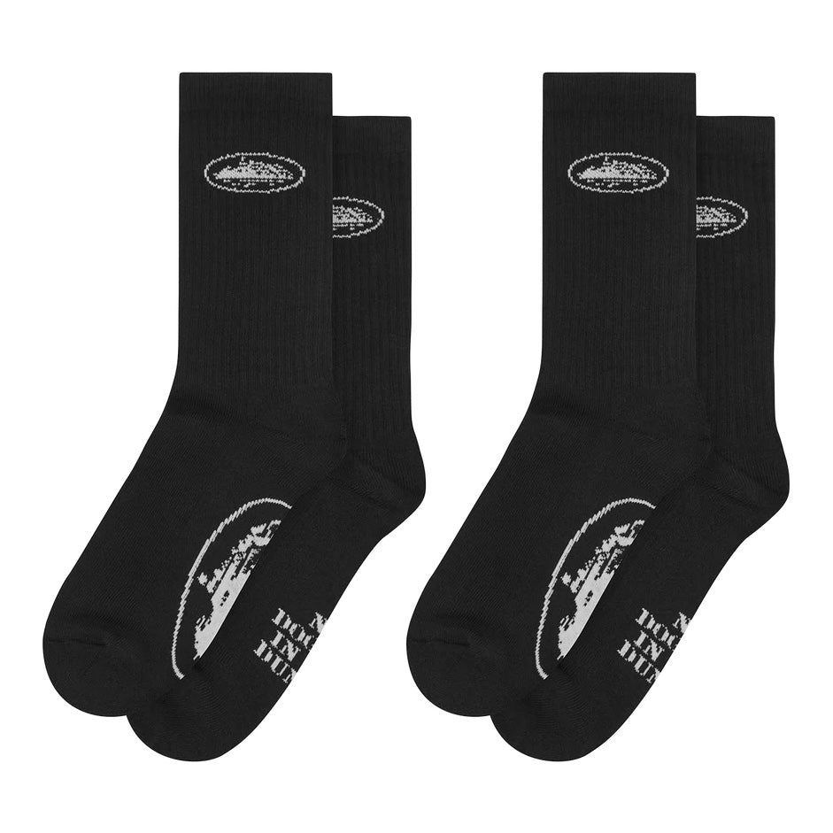 Calcetines Corteiz Alcatraz Black (1 un)