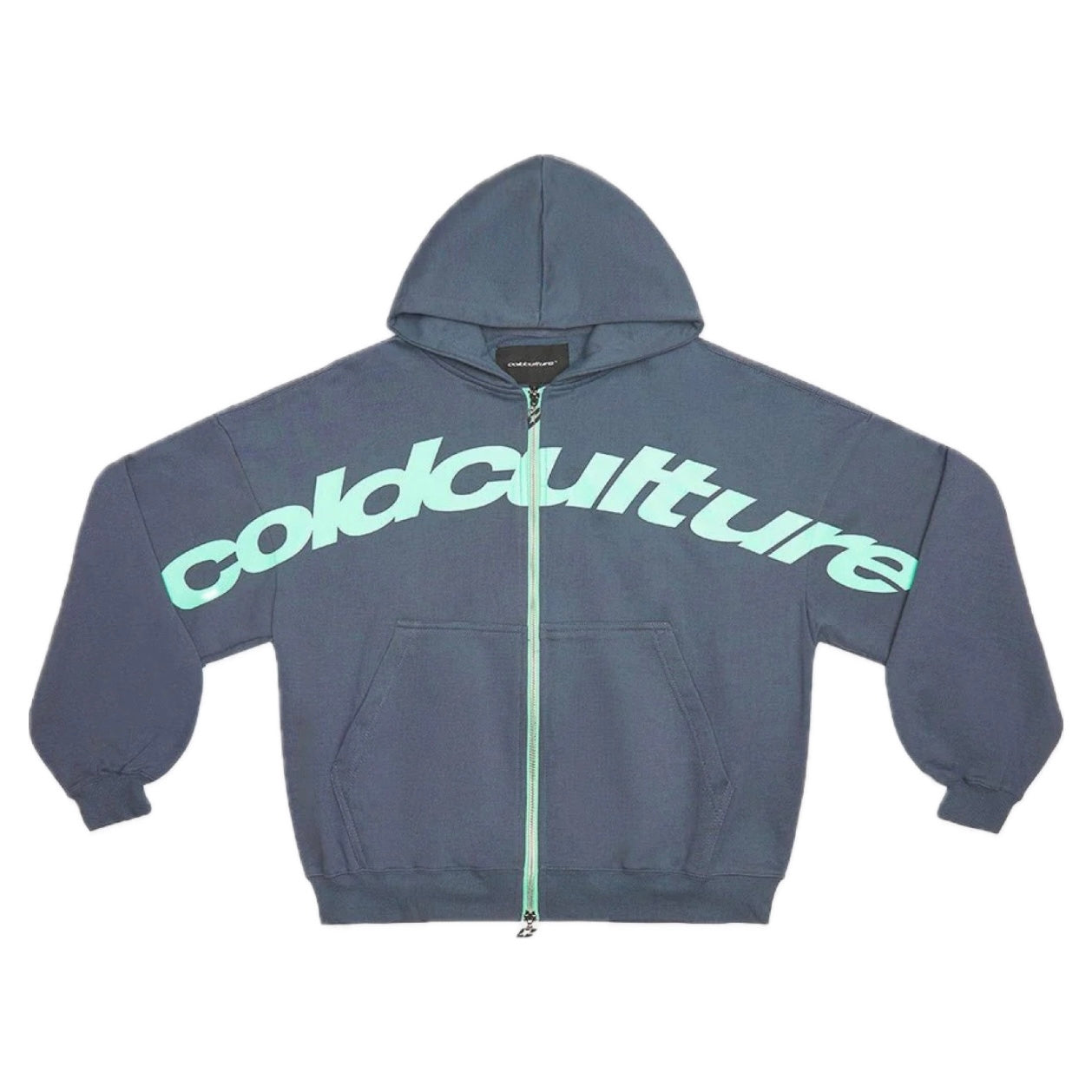 coldculture パーカー Poleron Cold Culture Driven Zip Hoodie Indigo Blue – Reserved