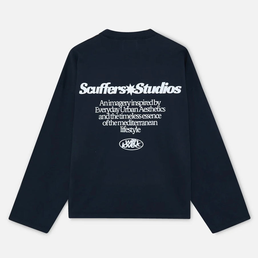 Poleron Scuffers Imagery Dark Sweatshirt Crewneck