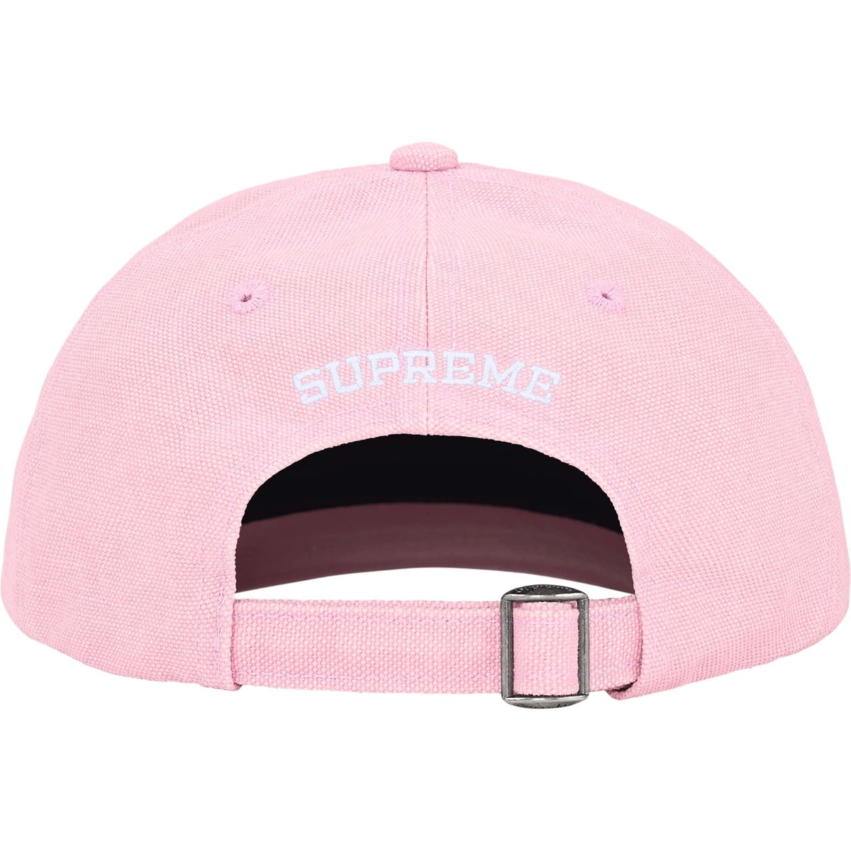 Gorro Supreme Pigment Canvas S Logo 6 Panel Light Pink
