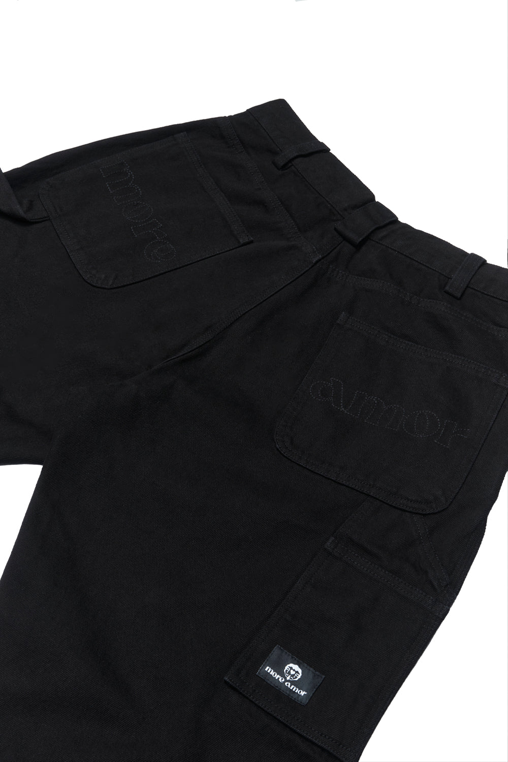 Pantalon More Amor Denim Carpenter Black