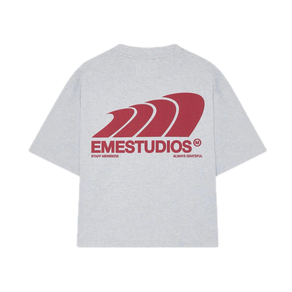 Polera Eme Studios Bridge Heather Grey Tee