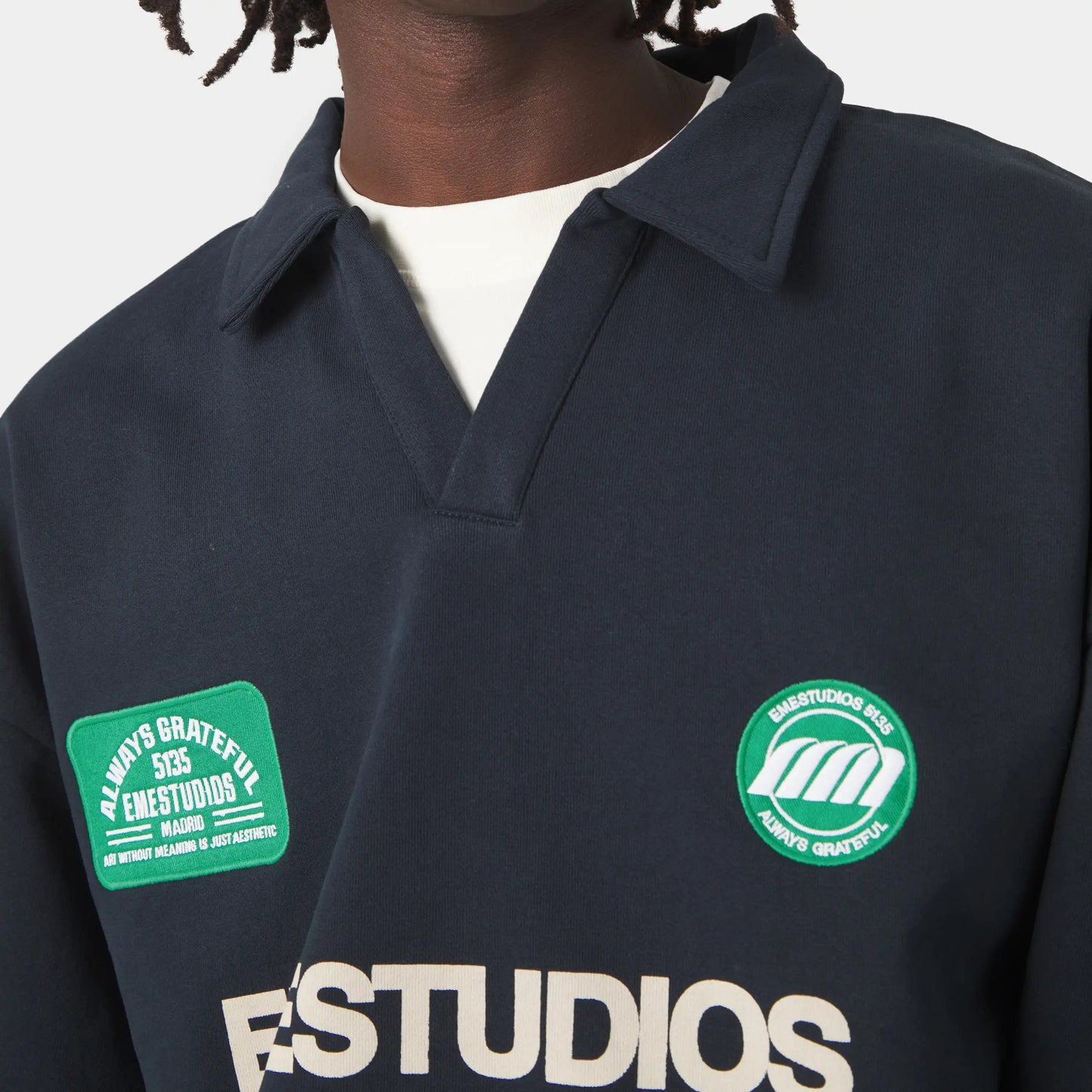 Poleron Eme Studios O’Connor Navy Polo