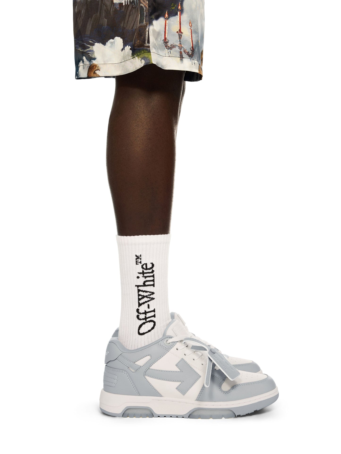 Off-White Out Of Office Calf Leather Grey/White