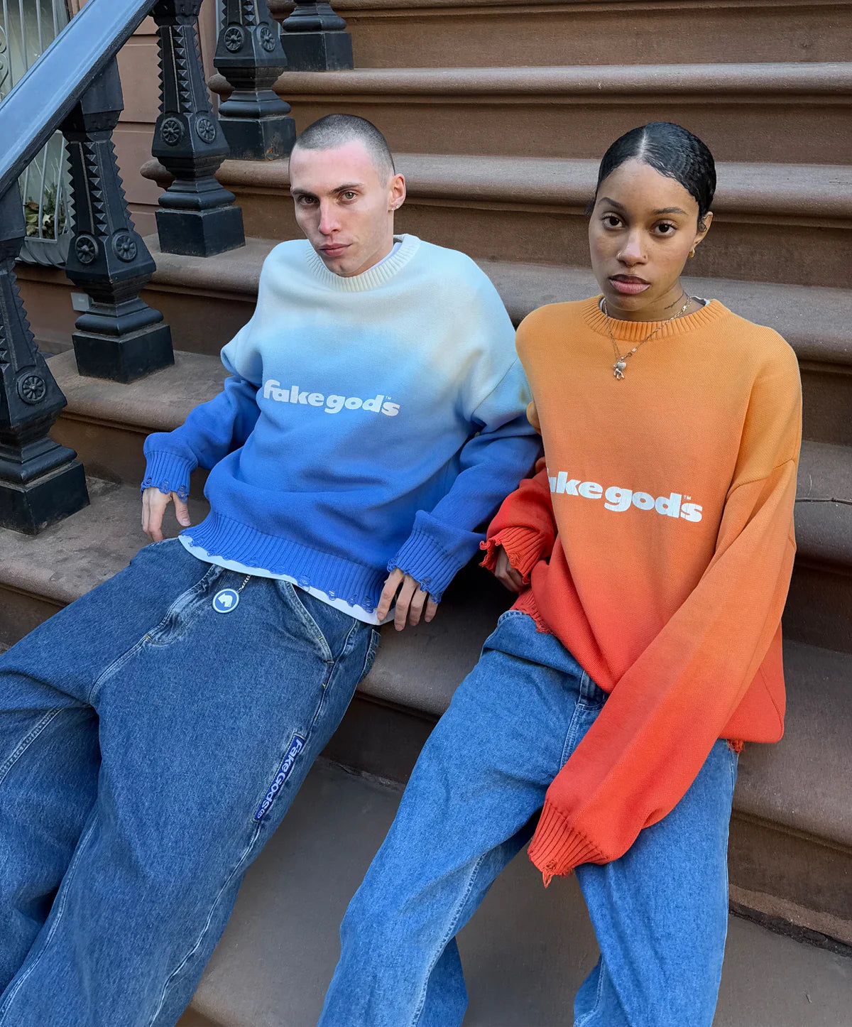 Sweater Fake Gods Nightfall Knitted