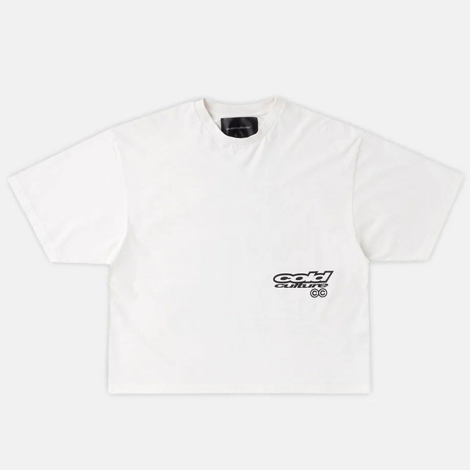 Polera Cold Culture Dogs Tee White