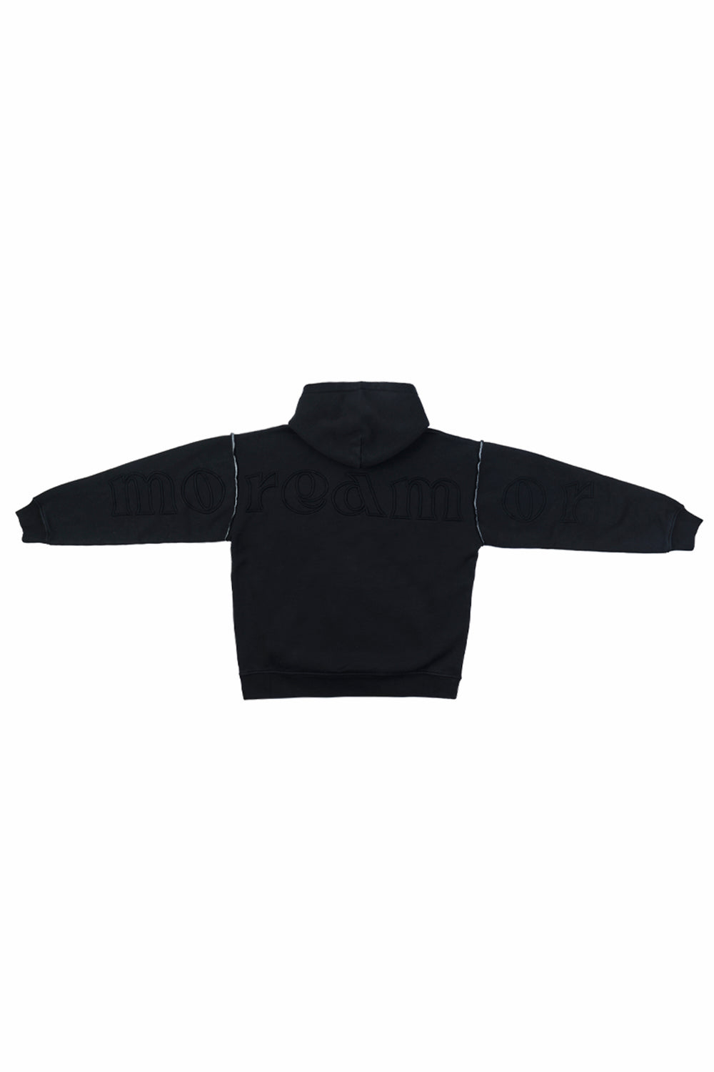 Poleron More Amor Full Back Negro
