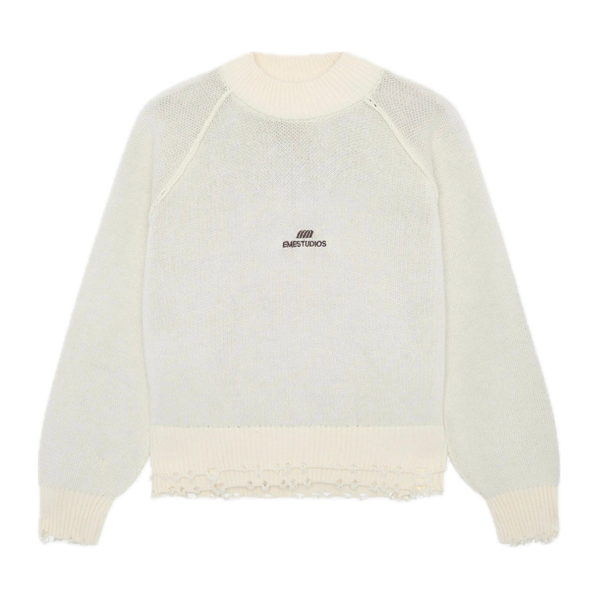 Sweater Eme Studios Fray Off Sand Knit - L