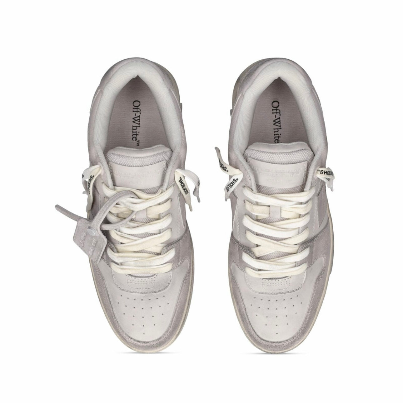 Off-White Out Of Office Vintage Leather Grey