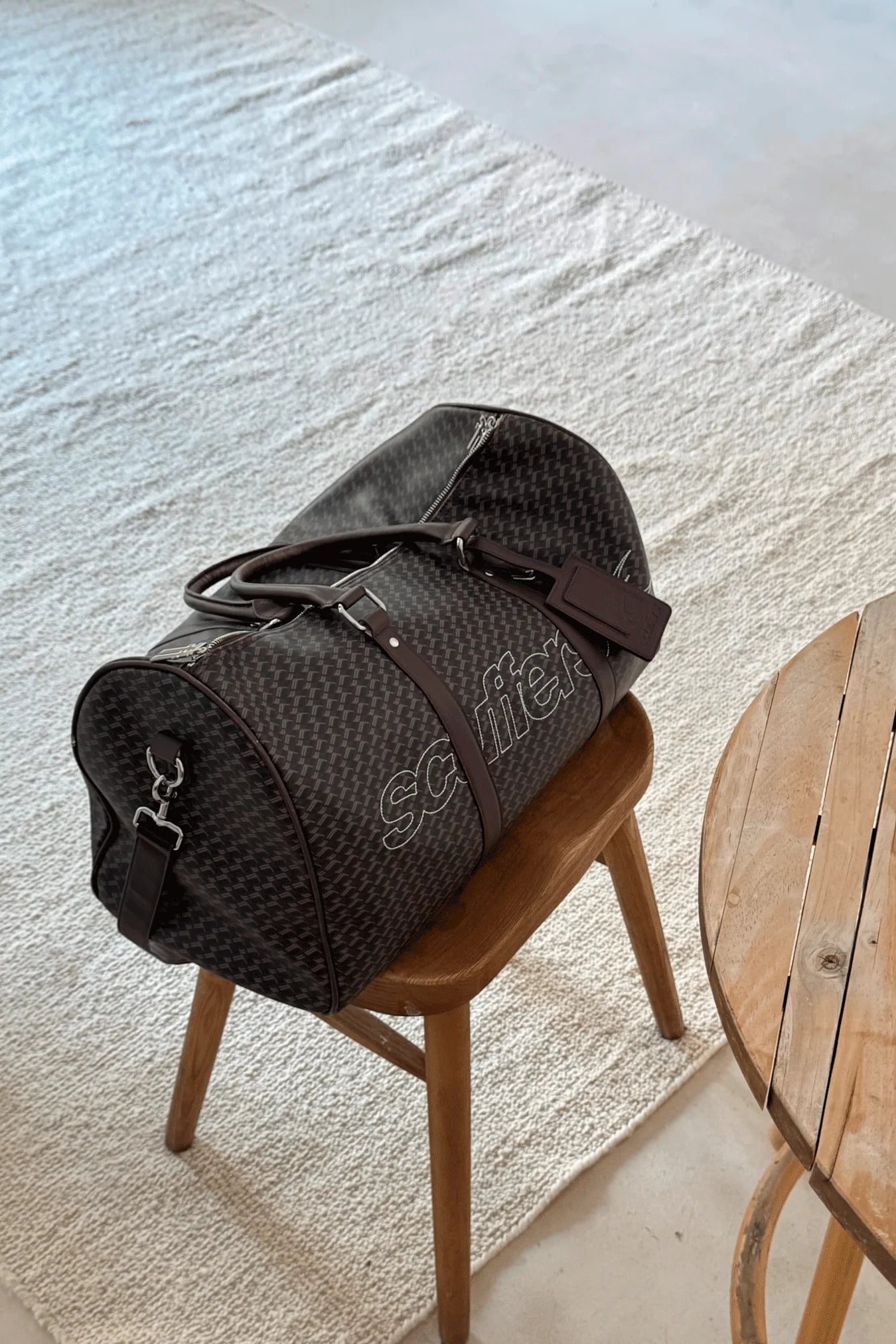 Bolso Scuffers Monogram Brown Duffle Bag