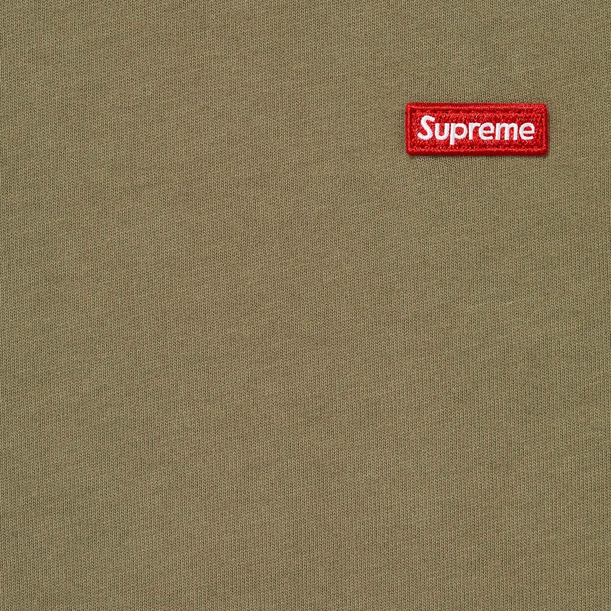 Polera Supreme Small Box Logo Light Olive FW25