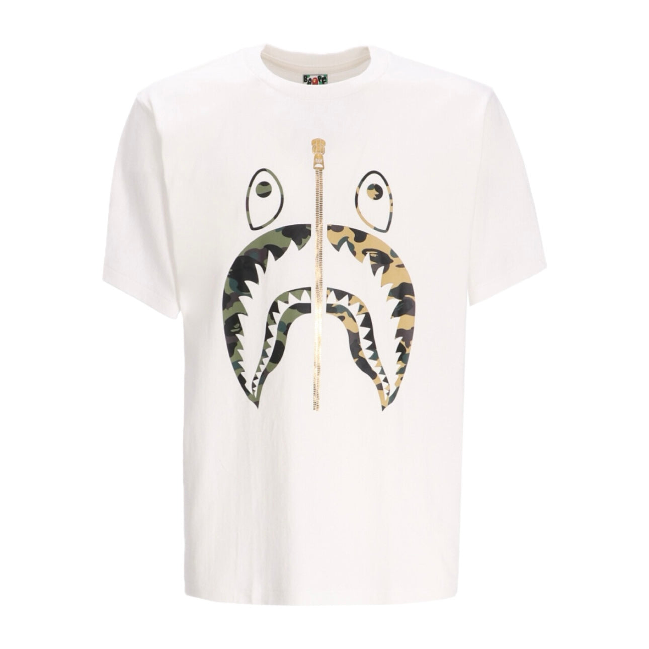 Polera BAPE 1st Camo Separate Shark White