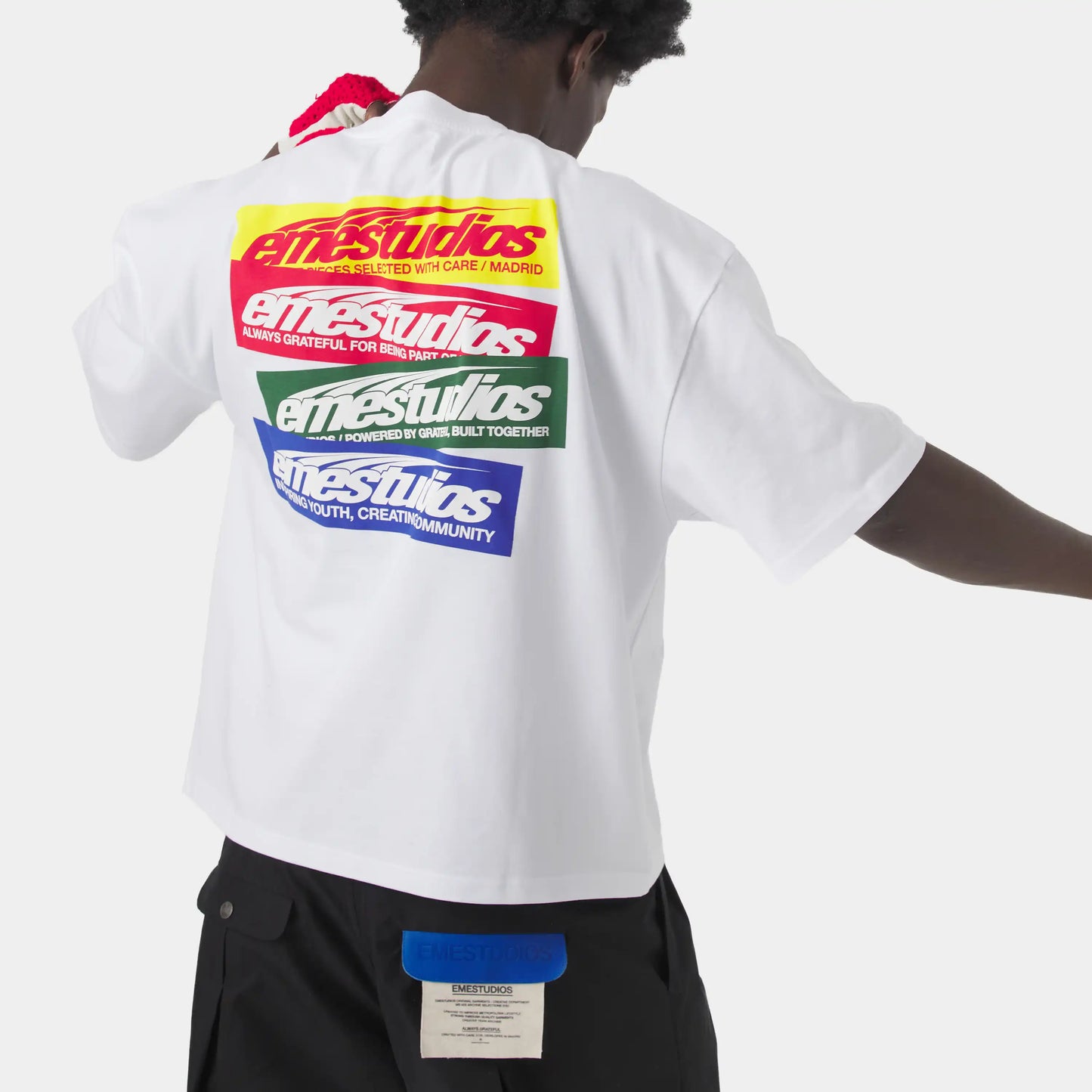 Polera Eme Studios Stick Pearl Oversized