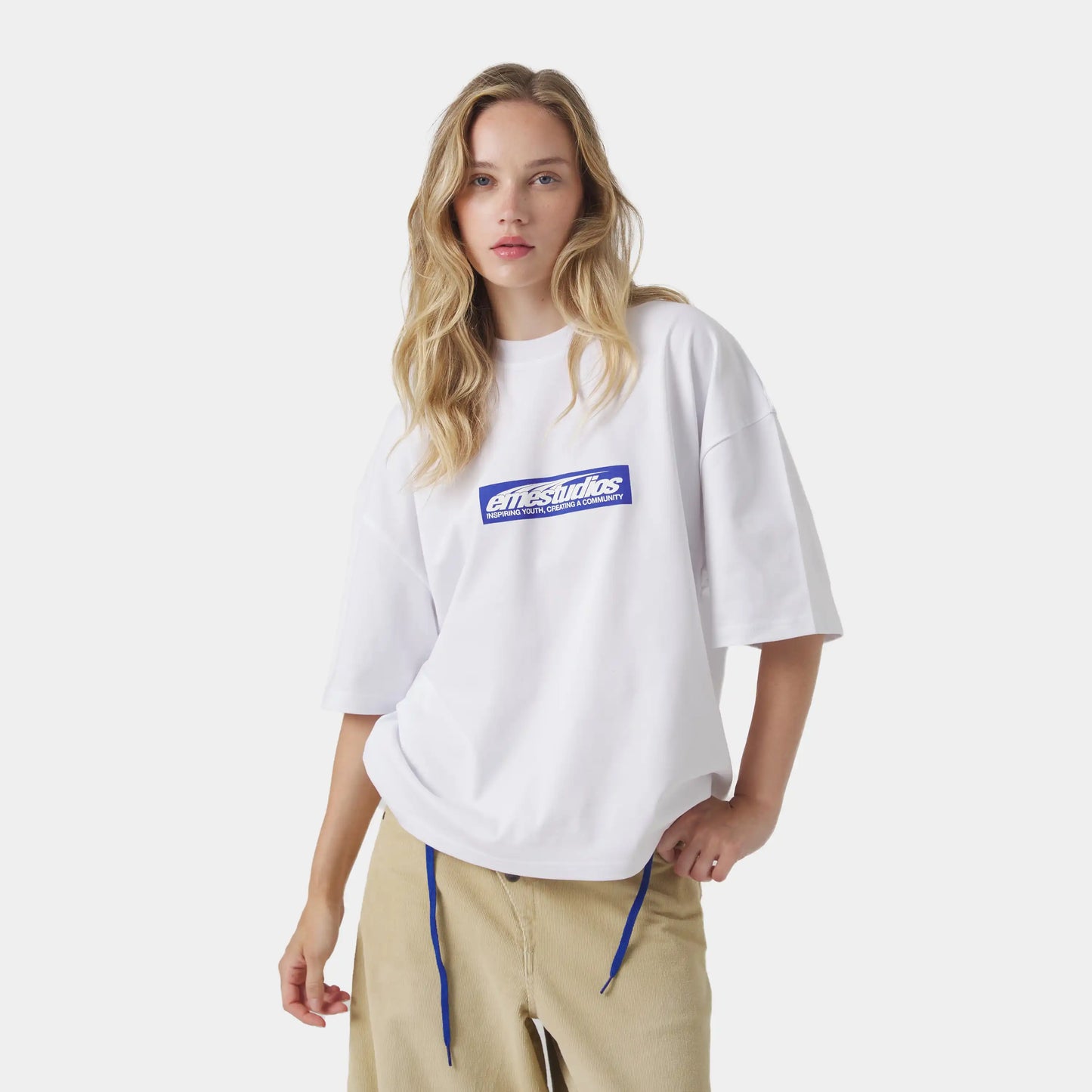 Polera Eme Studios Stick Pearl Oversized