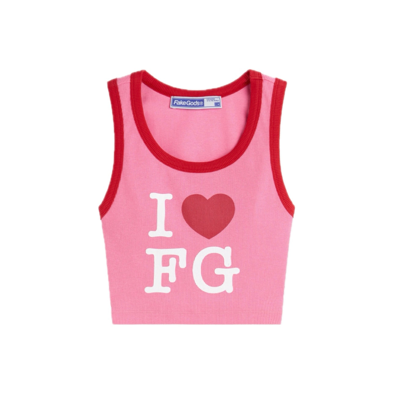 Top Fake Gods Crop Top Rose <3