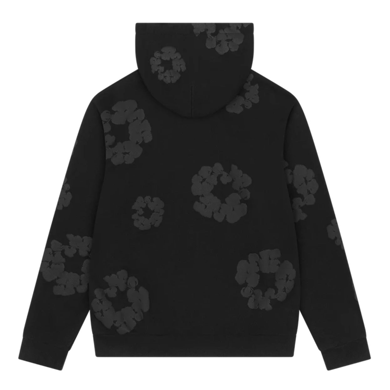 Poleron Denim Tears Mono Cotton Wreath Hoodie Black