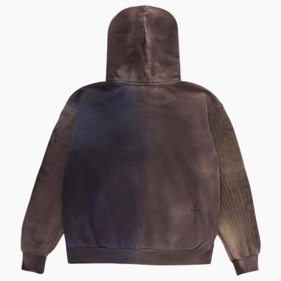 Poleron Travis Scott x Nike x FC Barcelona Split-Dye Crest Hoodie Multicolor