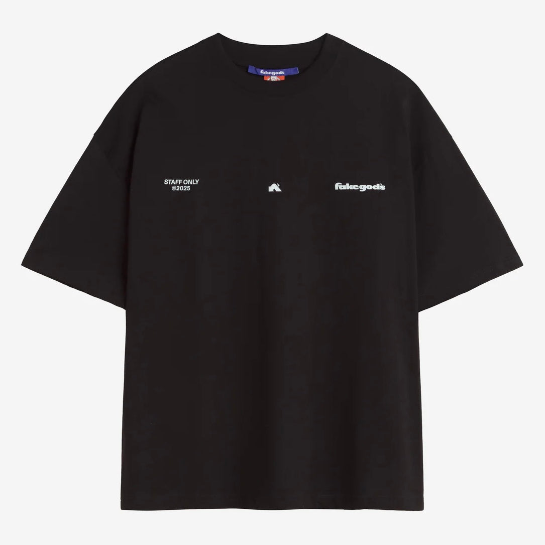 Polera Fake Gods Staff Tee Black - XL