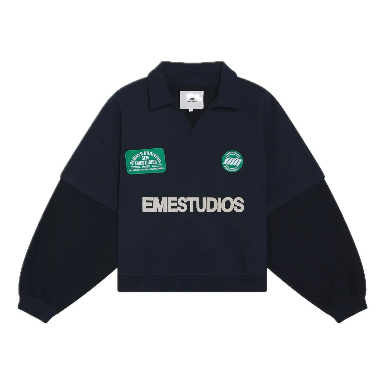 Poleron Eme Studios O’Connor Navy Polo