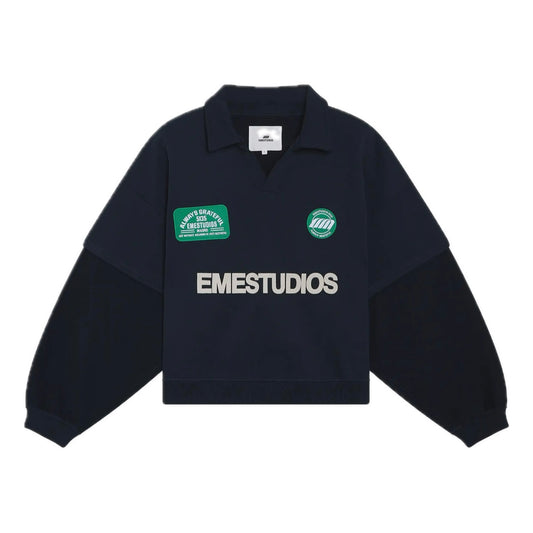 Poleron Eme Studios O’Connor Navy Polo