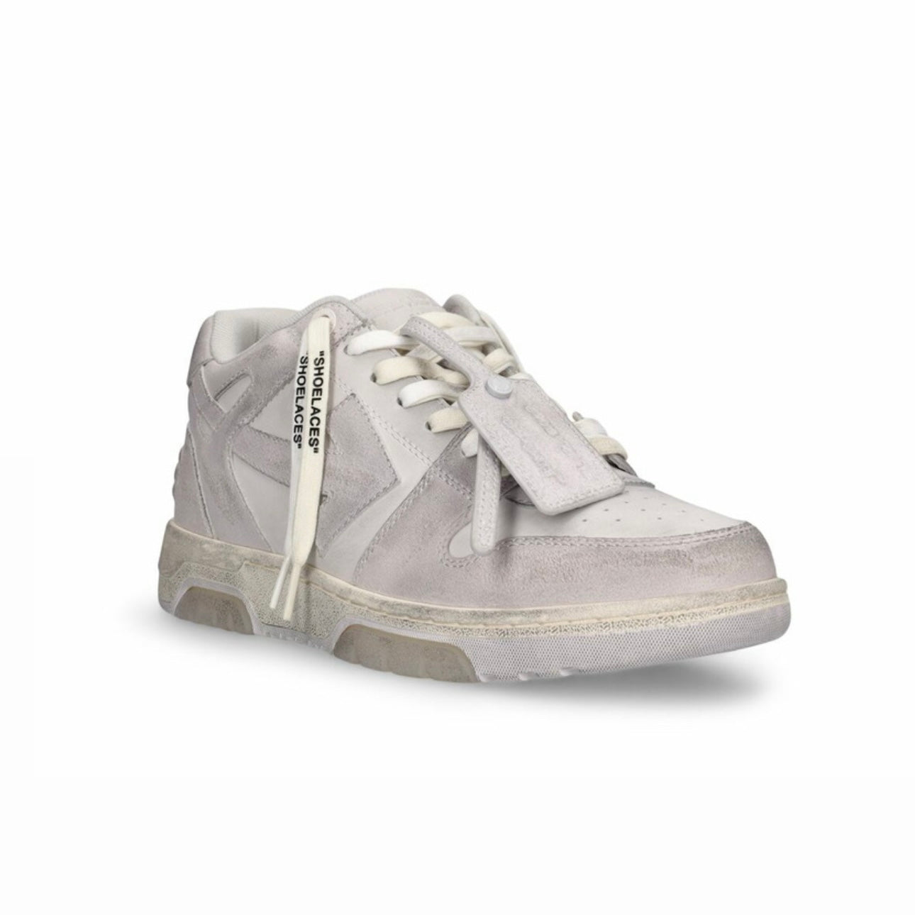 Off-White Out Of Office Vintage Leather Grey