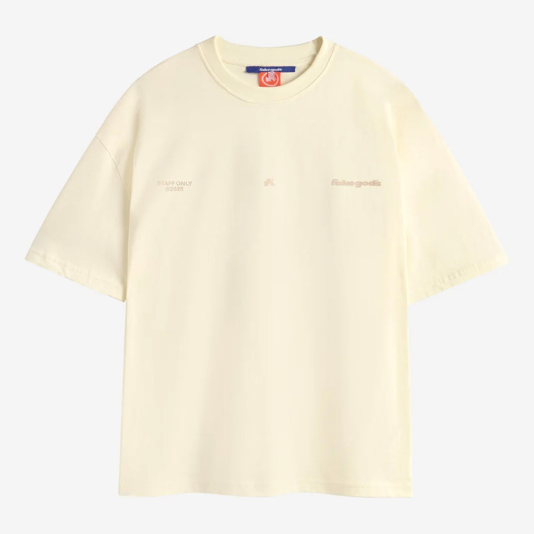 Polera Fake Gods Staff Tee Cream - L