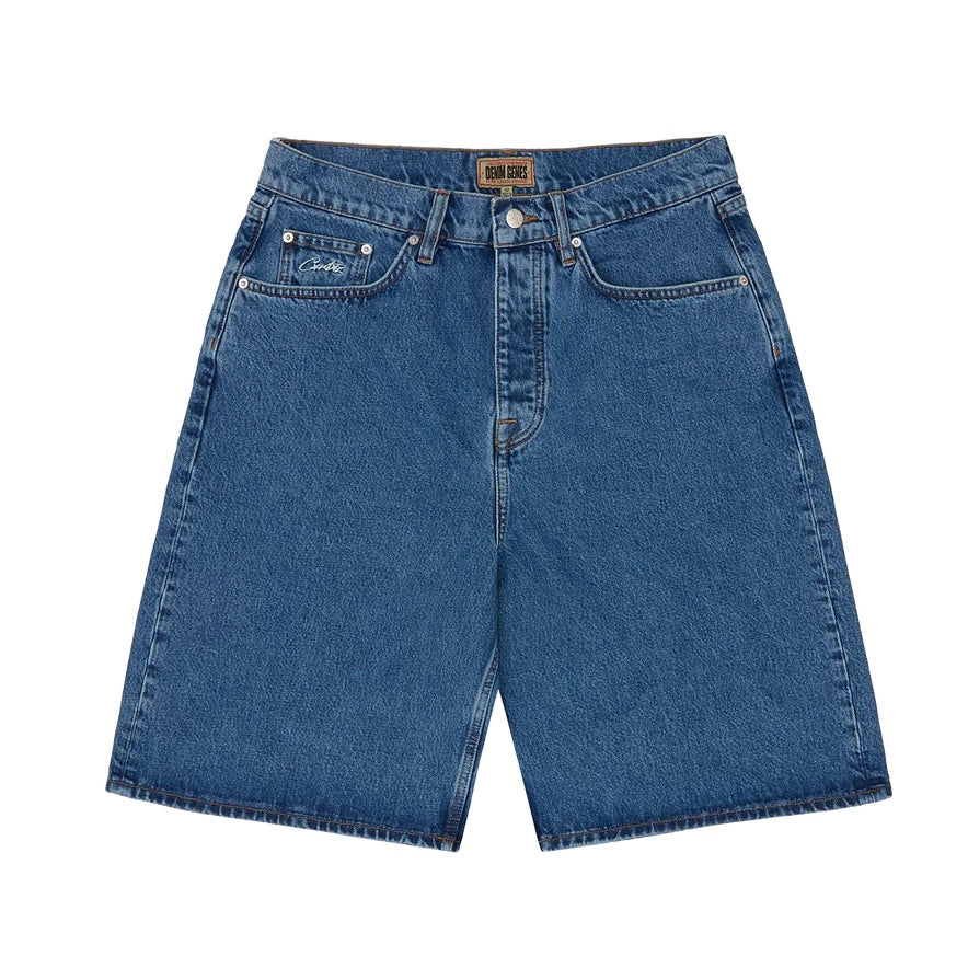 Jorts Corteiz Royale Lazer Denim Short Washed Blue