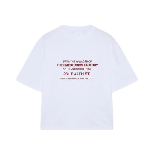 Polera Eme Studios Manage Pearl Tee